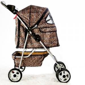 BestPet Four Wheels Pet Stroller